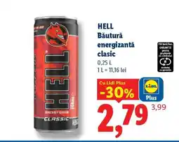 Lidl HELL Băutură energizantă clasic Ofertă