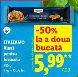 Lidl ITALIAMO Aluat pentru focaccia Ofertă