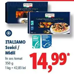 Lidl ITALIANO Scoici / Midii Ofertă