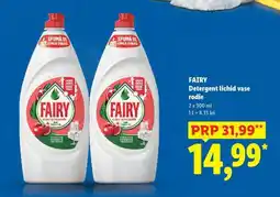 Lidl FAIRY Detergent lichid vase rodie Ofertă
