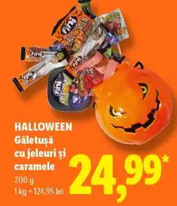 Lidl HALLOWEEN Găletușă cu jeleuri și caramele Ofertă