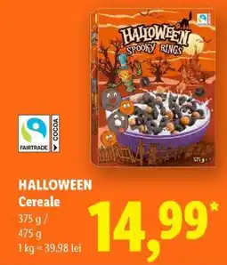 Lidl Halloween Cereale Ofertă