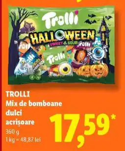 Lidl TROLLI Mix de bomboane dulci acrișoare Ofertă