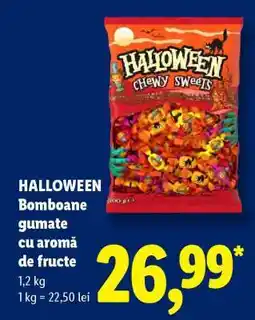 Lidl HALLOWEEN Bomboane gumate cu aromă de fructe Ofertă