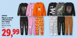 Lidl LUPILU Pijama cu detalii reflectorizante, fete / băieți Ofertă