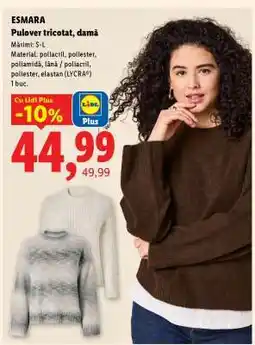 Lidl ESMARA Pulover tricotat, damă Ofertă
