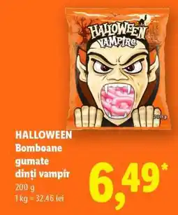 Lidl HALLOWEEN Bomboane gumate dinți vampir Ofertă
