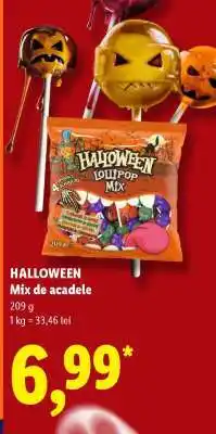 Lidl HALLOWEEN Mix de acadele Ofertă