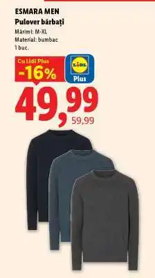 Lidl ESMARA MEN Pulover bărbați Ofertă