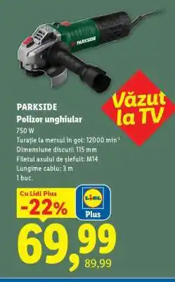 Lidl Parkside Polizor unghiular Ofertă