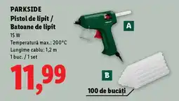 Lidl PARKSIDE Pistol de lipit / Batoane de lipit Ofertă