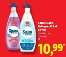 Lidl SANO SPARK Detergent lichid de vase Ofertă