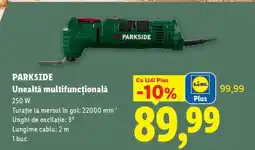 Lidl Parkside Unealtă multifuncțională Ofertă