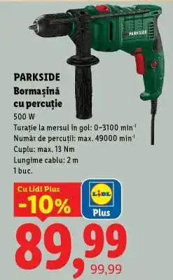 Lidl Parkside Bormașină cu percuție Ofertă