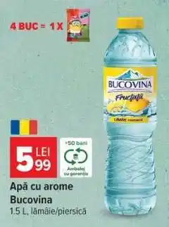 Carrefour Apă cu arome Bucovina Ofertă