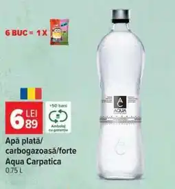 Carrefour Apă plată/carbogazoasă/forte Aqua Carpatica Ofertă