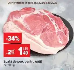 Carrefour Spată de porc pentru gătit Ofertă