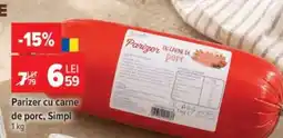 Carrefour Parizer cu carne de porc Simpl Ofertă