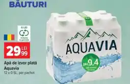 Carrefour Apă de izvor plată Aquavia Ofertă