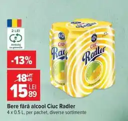 Carrefour Bere fără alcool Ciuc Radler Ofertă