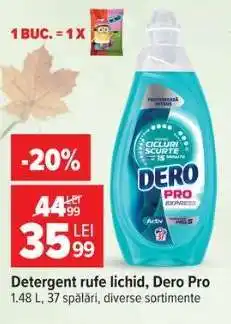 Carrefour Detergent rufe lichid, Dero Pro Ofertă