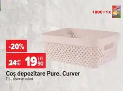 Carrefour Coș depozitare Pure, Curver Ofertă