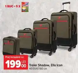 Carrefour Troler Shadow Ella Icon Ofertă