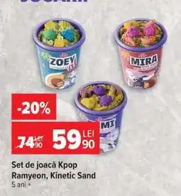 Carrefour Set de joacă Kpop Ramyeon, Kinetic Sand Ofertă