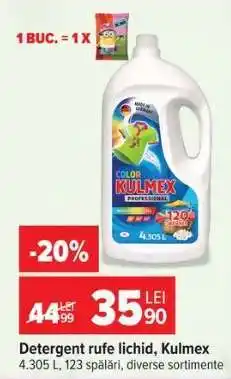 Carrefour Detergent rufe lichid, Kulmex Ofertă
