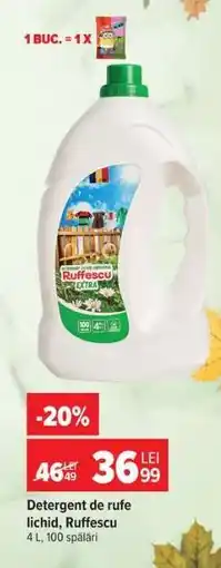 Carrefour Detergent de rufe lichid, Ruffescu Ofertă