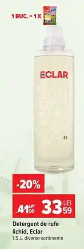 Carrefour Detergent de rufe lichid, Eclar Ofertă
