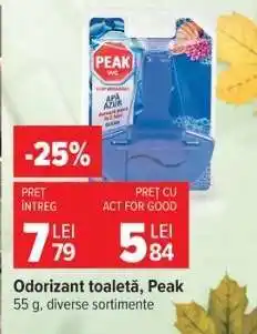 Carrefour Odorizant toaletă Peak Ofertă
