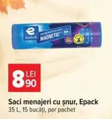 Carrefour Saci menajeri cu șnur, Epack Ofertă