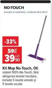 Carrefour Kit Mop No-Touch, Oti Ofertă
