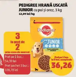 Penny PEDIGREE HRANĂ USCATA JUNIOR Ofertă