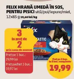 Penny FELIX HRANĂ UMEDĂ ÎN SOS, PENTRU PISICI Ofertă
