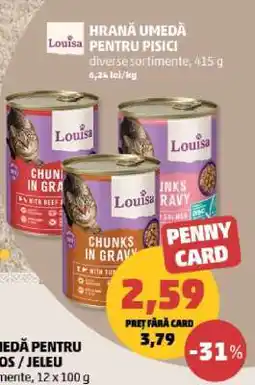 Penny Louisa Hrană Umedă pentru Pisici Ofertă