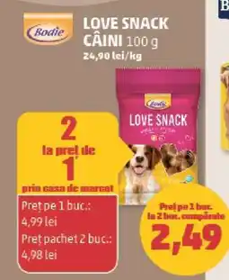 Penny LOVE SNACK CÂINI 100 g Ofertă