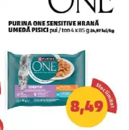 Penny PURINA ONE SENSITIVE HRANĂ UMEDĂ PISICI Ofertă