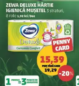 Penny Zewa Deluxe Hârtie Igienică Mușețel Ofertă