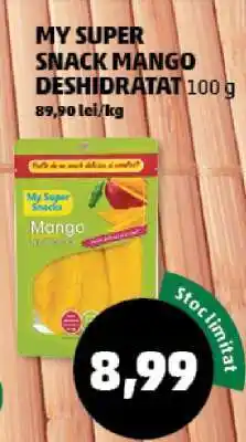Penny MY SUPER SNACK MANGO DESHIDRATAT 100 g Ofertă