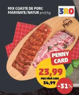 Penny MIX COASTE DE PORC MARINATE/NATUR Ofertă