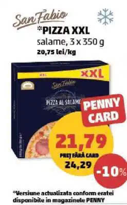 Penny San Fabio PIZZA XXL Ofertă