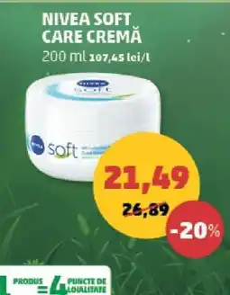 Penny NIVEA Soft Care Crema Ofertă