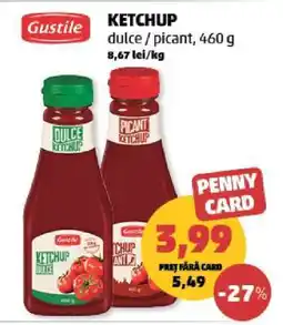 Penny Ketchup dulce / picant, 460 g Ofertă