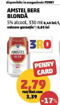 Penny AMSTEL Bere blondă Ofertă