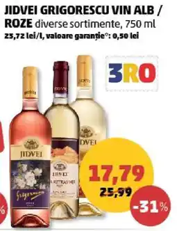 Penny Jidvei Grigorescu Vin Alb/Roze Ofertă