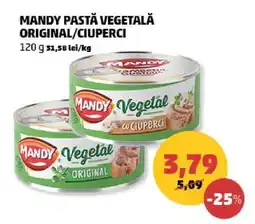 Penny MANDY PASTĂ VEGETALĂ ORIGINAL/CIUPERCI Ofertă