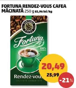 Penny FORTUNA RENDEZ-VOUS CAFEA MĂCINATĂ Ofertă