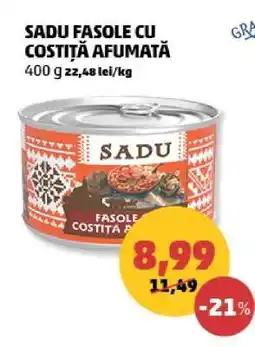Penny SADU Fasole cu costiță afumată Ofertă